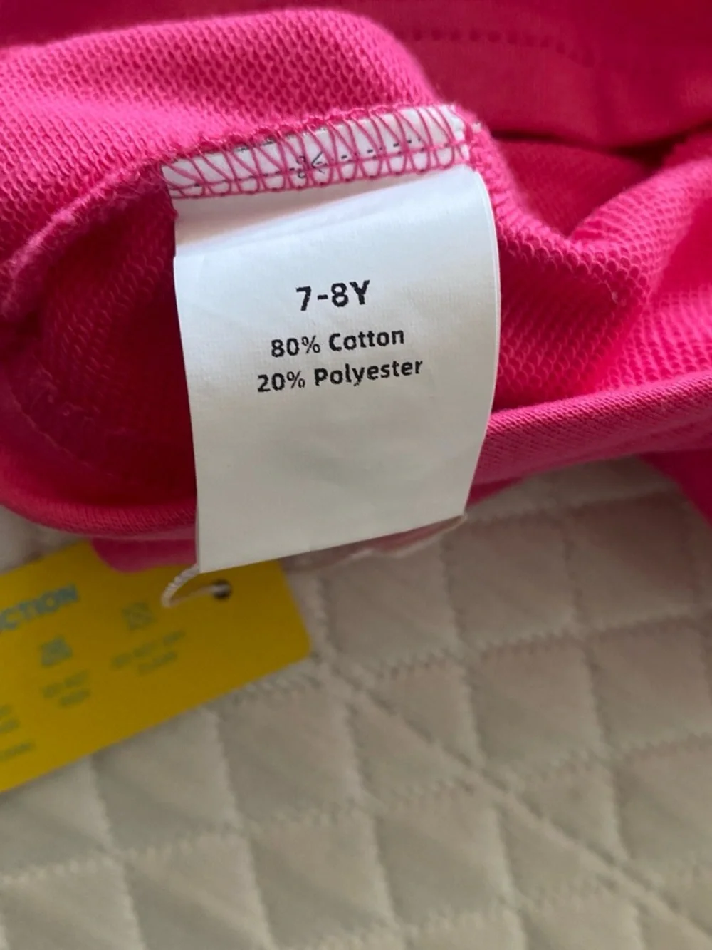 Source Unknown Bright Pink Cropped Hoodie for Kids
